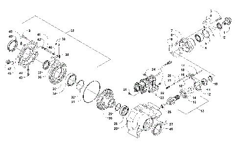 FRONT DRIVE GEARCASE ASSEMBLY [93906]
