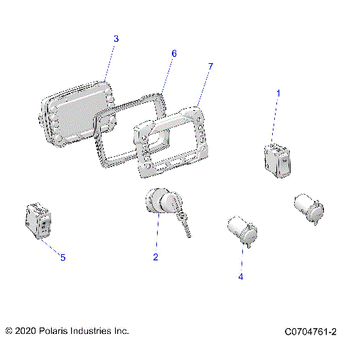 ELECTRICAL, DASH INSTRUMENTS and CONTROLS - D21BBPD4B4 (C0704761-2)