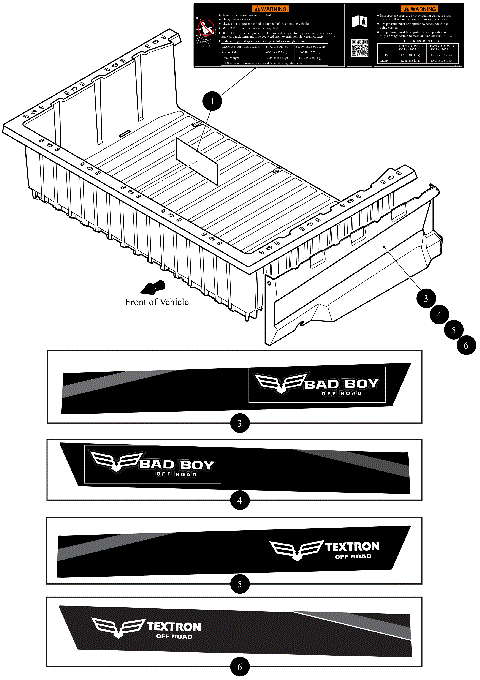 BED CAPACITY LABEL [302520]