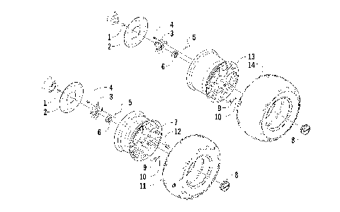 WHEEL AND TIRE ASSEMBLY [94011]