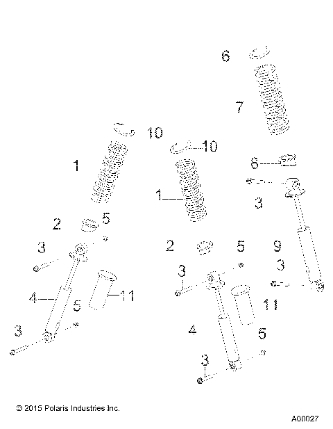 SUSPENSION, SHOCKS - A24YAK11B1/B5 (A00027)