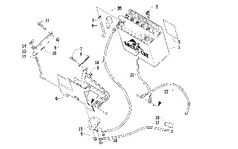 BATTERY AND TRAY ASSEMBLY [91141]