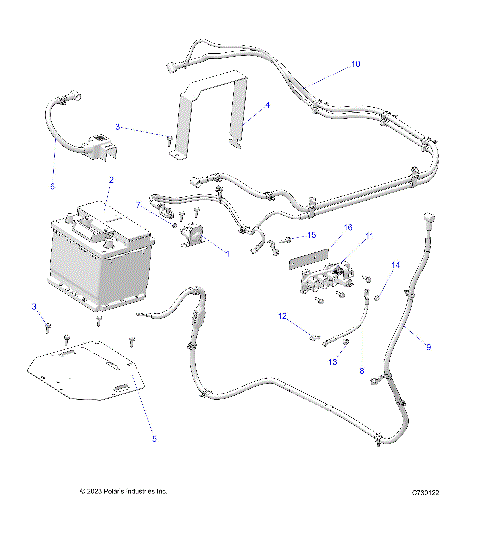 ELECTRICAL, BATTERY - R23MAA57F1/SC1/E1/C9/E9/CK/EK/F1/F9 (C730122)