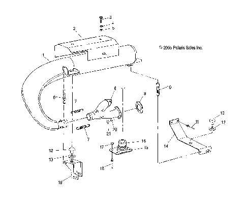 EXHAUST SYSTEM - S06SU4BS (49SNOWEXHAUST07WIDE)