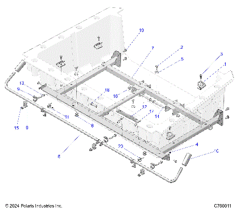 BODY, BOX, MOUNTING - G25GXP99 (C760011)