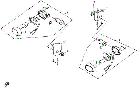 FRONT TURN LIGHT  (BUMPER WITHOUT DECORATION COVER )