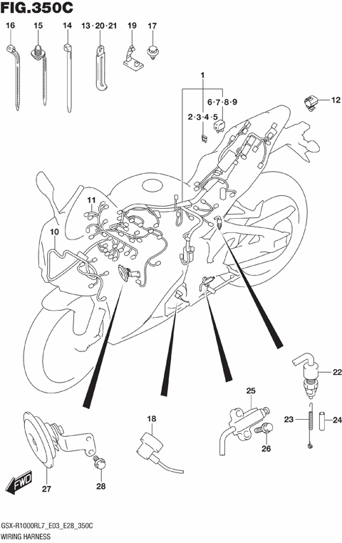 WIRING HARNESS (GSX-R1000RL7 E33)