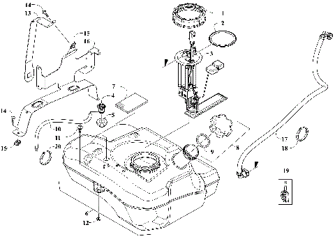 GAS TANK ASSEMBLY  [304046]