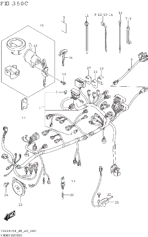 WIRING HARNESS (E28)