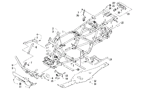 FRAME, TAILLIGHT, AND RELATED PARTS [303038]