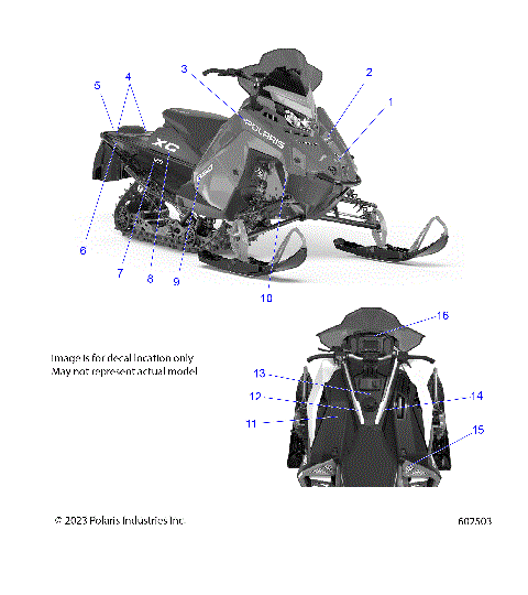 BODY, DECAL, BLACK SIDE PANEL W/GRAY ACCENT - S24TKP6RS (602503)