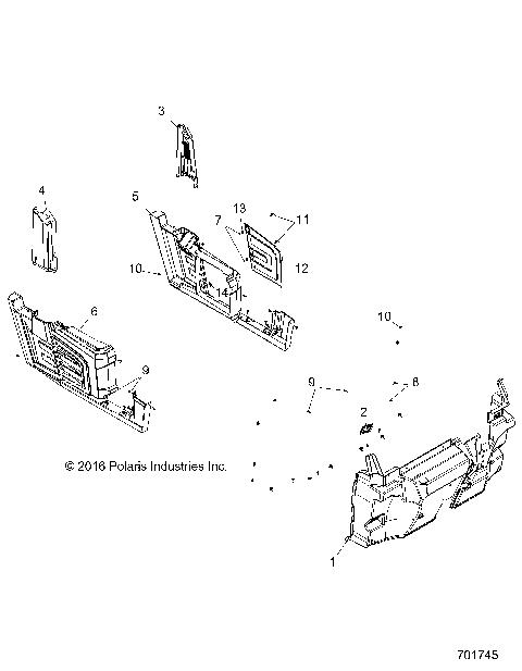 BODY, FRONT FLOOR AND FENDER - R17B2PD1AA (701745)