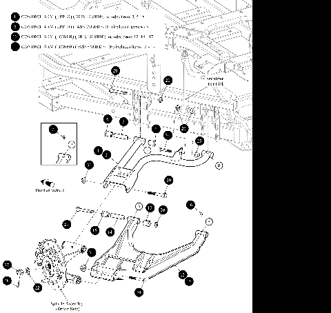 REAR CONTROL ARM ASSEMBLY [302587]