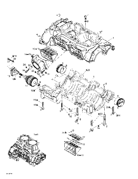 01- Crankcase And Reed Valve