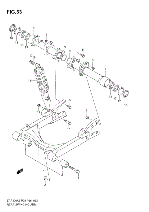 REAR SWINGINGARM