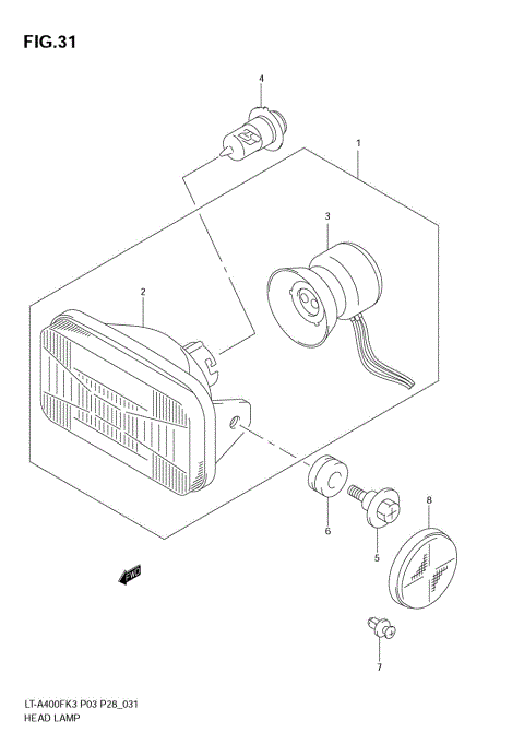HEADLAMP (MODEL K3/K4)