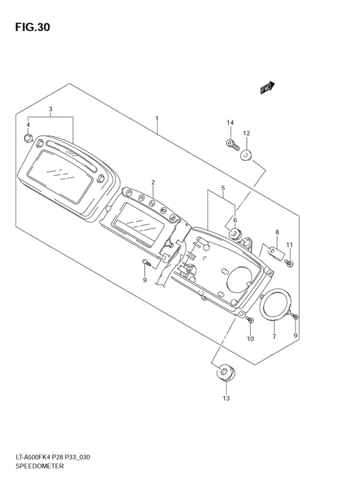 SPEEDOMETER (MODEL K4/K5)