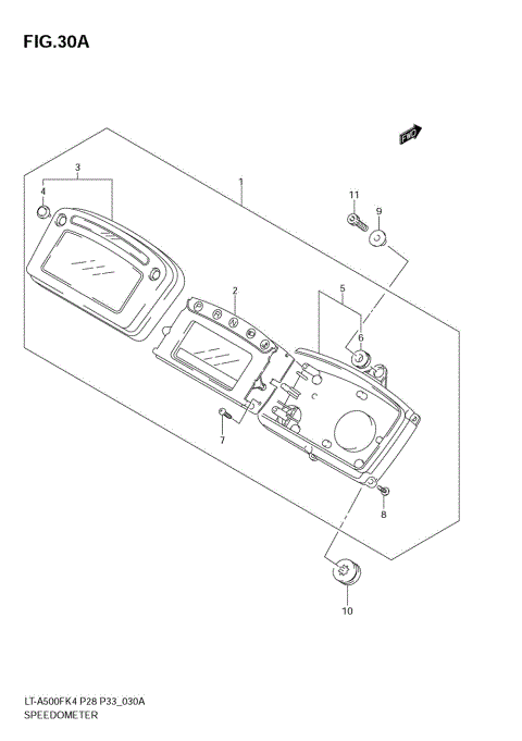 SPEEDOMETER (MODEL K6/K7)