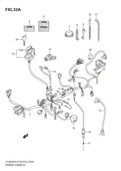 WIRING HARNESS (MODEL K6/K7)