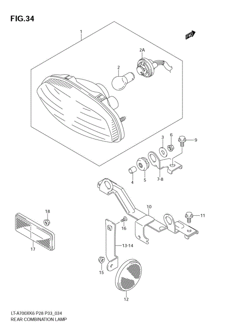 REAR COMBINATION LAMP