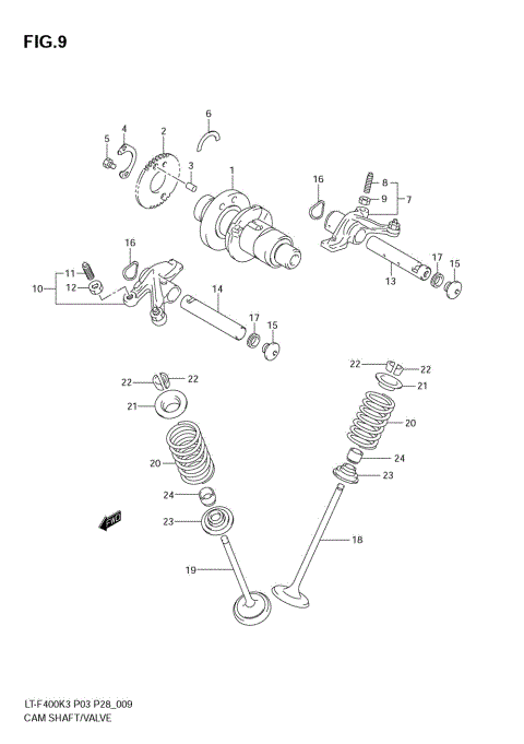 CAMSHAFT - VALVE