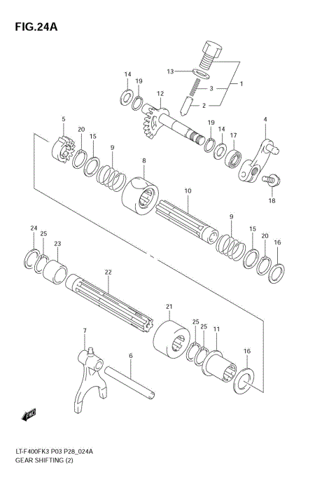 GEAR SHIFTING (2)(MODEL K4/K5/K6/K7)