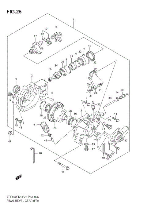 FINAL BEVEL GEAR (FRONT)(~'05/10)