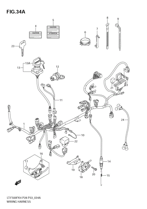 WIRING HARNESS (MODEL K6/K7)
