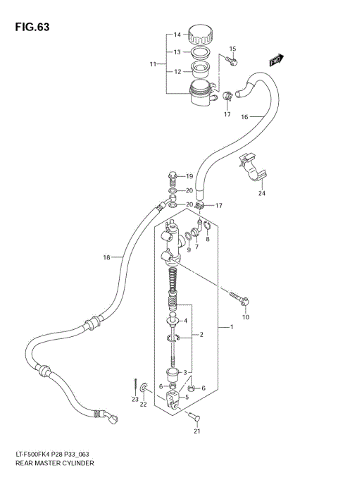 REAR MASTER CYLINDER