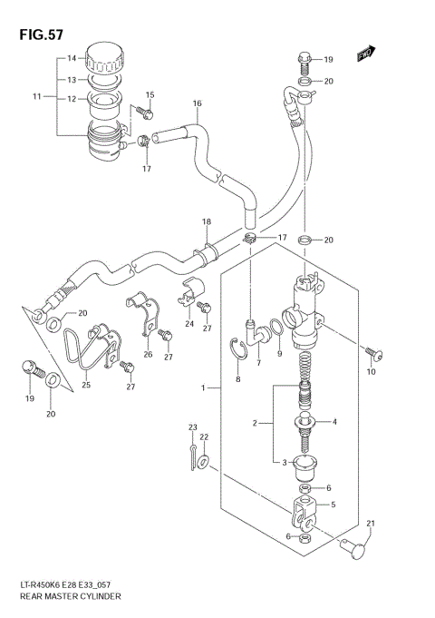 REAR MASTER CYLINDER