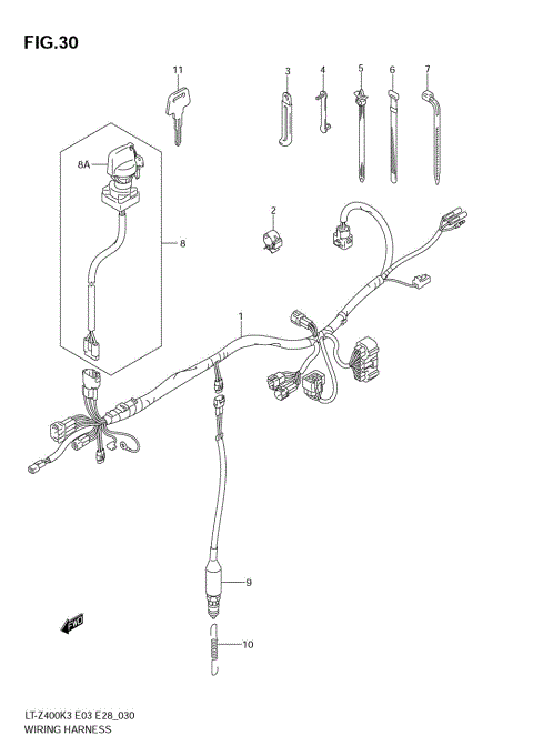 WIRING HARNESS (MODEL K3)