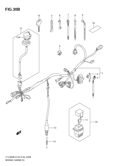 WIRING HARNESS (MODEL K5/K6/K7)