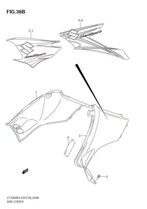 SIDE COVER (MODEL K7)