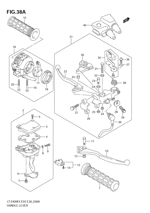 HANDLE LEVER (MODEL K4/K5/K6/K7)