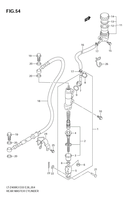 REAR MASTER CYLINDER