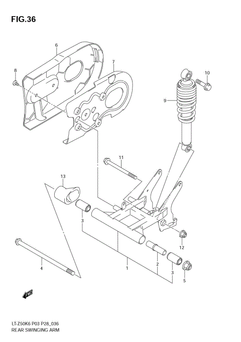 REAR SWINGINGARM