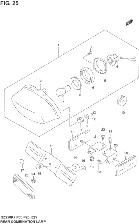 REAR COMBINATION LAMP