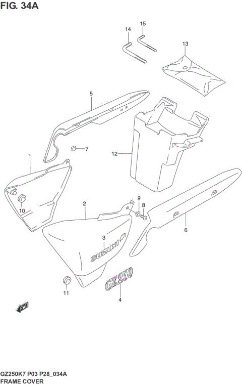 FRAME COVER (MODEL K7)
