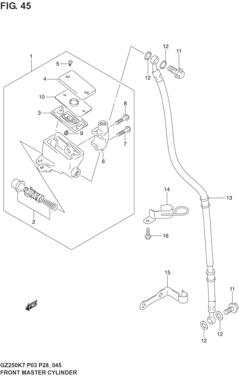 FRONT MASTER CYLINDER