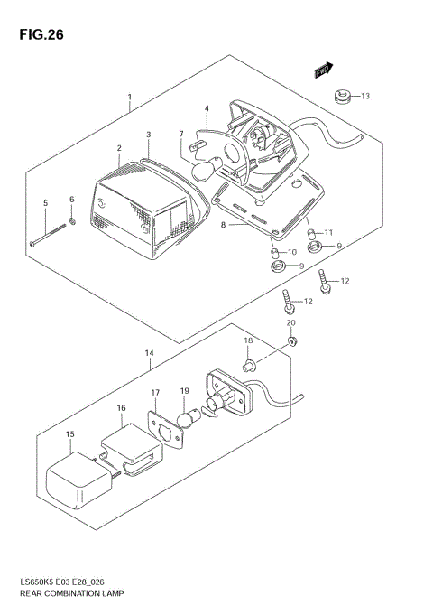 REAR COMBINATION LAMP
