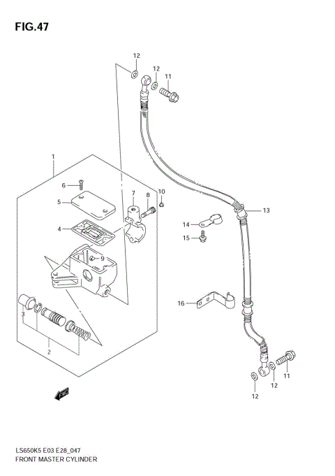 FRONT MASTER CYLINDER