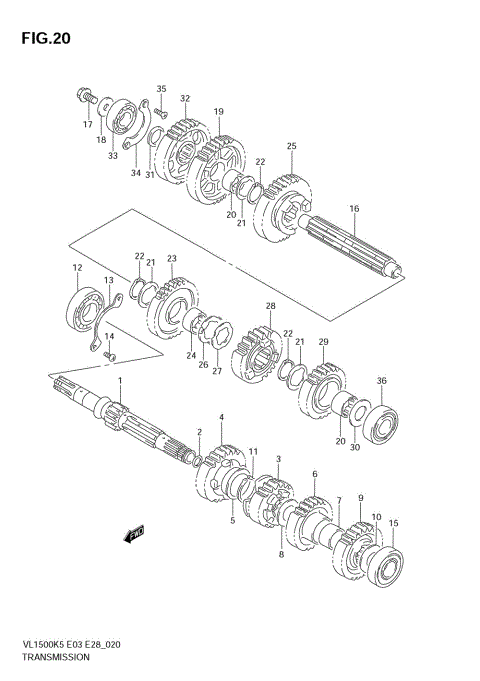 TRANSMISSION (MODEL K5)