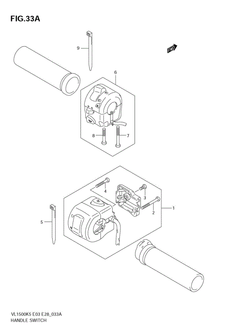 HANDLE SWITCH (MODEL K7)