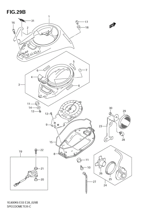 SPEEDOMETER (VL800CK7)
