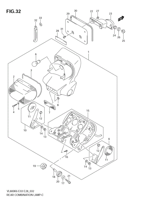 REAR COMBINATION LAMP