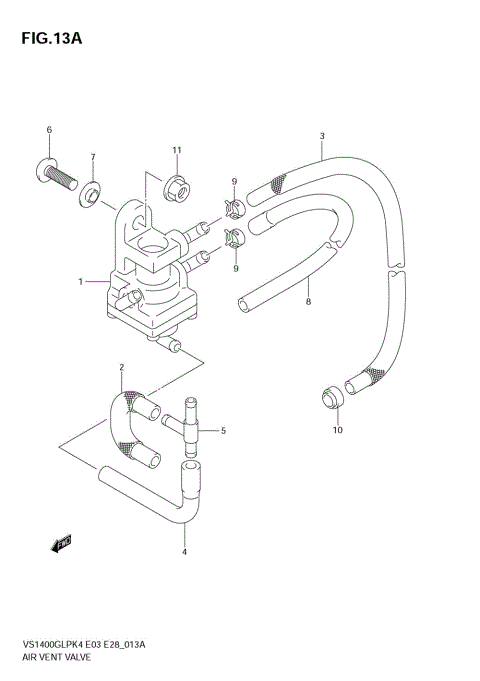 AIR VENT VALVE (MODEL K6/K7 E33)