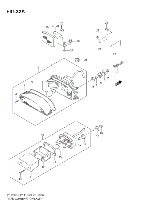 REAR COMBINATION LAMP (VS1400K5/K6/K7)