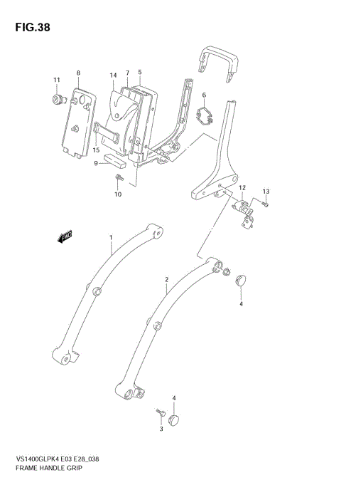 FRAME HANDLE GRIP (MODEL K4)