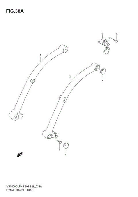 FRAME HANDLE GRIP (MODEL K5/K6/K7)