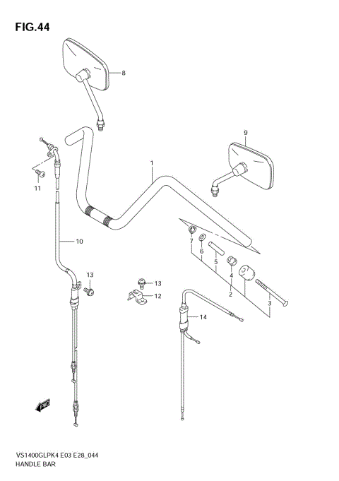 HANDLEBAR (MODEL K4)